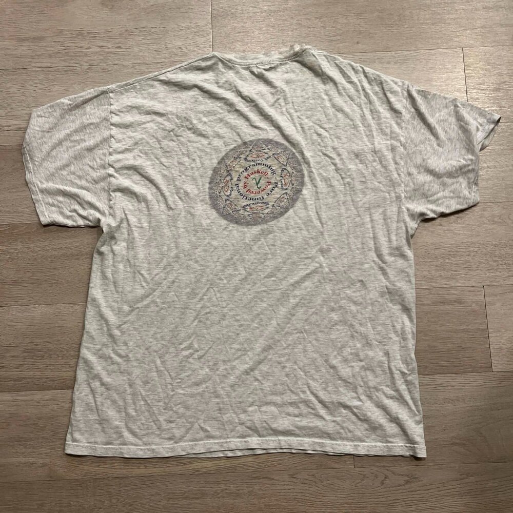 Haskell Vintage Tech Programming Thrashed Graphic… - image 5